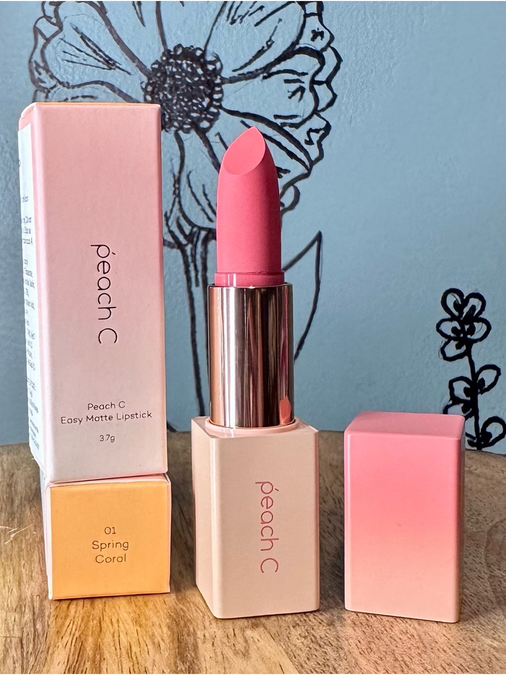 Spring Coral Matte Lipstick - Pink